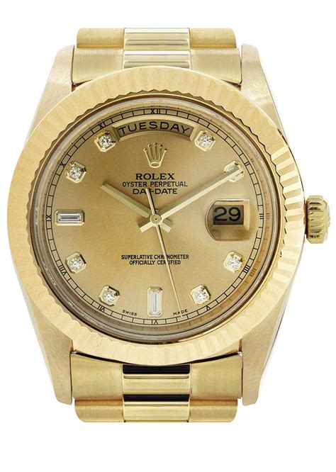 how much gold in a rolex|Rolex day date gold weight.